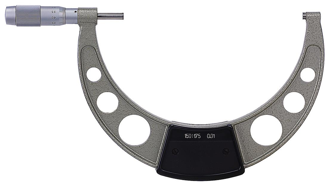 Микрометр гладкий МК- 175 0,01 (Польша) VIS с поверкой фото 4