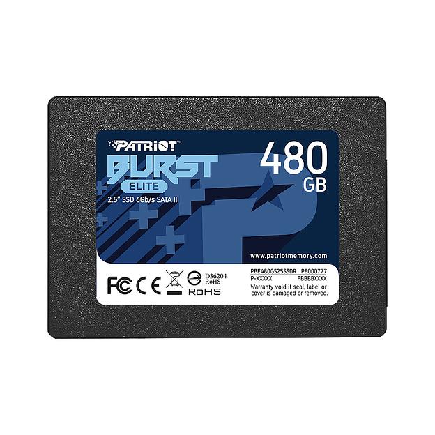 Твердотельный накопитель SSD Patriot Burst Elite 480GB SATA PBE480GS25SSDR фото 1