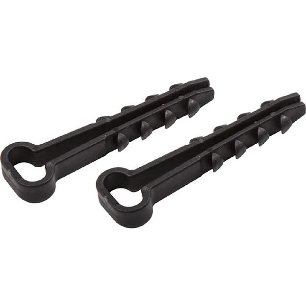 PROconnect (07-4621) Дюбель-хомут 5-10мм, прямоугольный, черный (100 шт/уп) фото 1