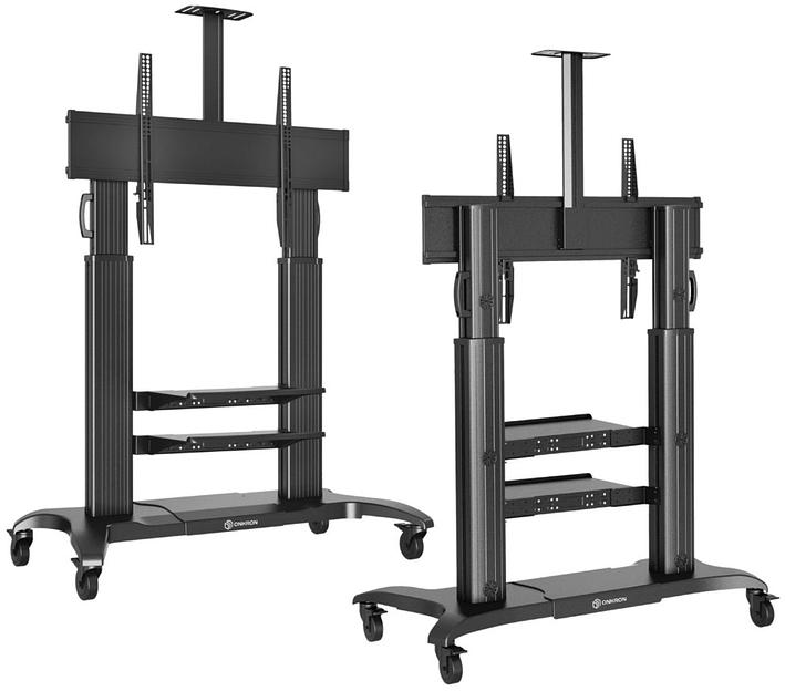 Подставка для телевизора Onkron TS2811 черный 60"-100" макс.147.8кг напольный мобильный фото 2