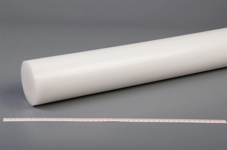 Полиацеталь стержень ПОМ-С Ф 90 мм (L=1000 мм, ~9,8 кг) фото 1