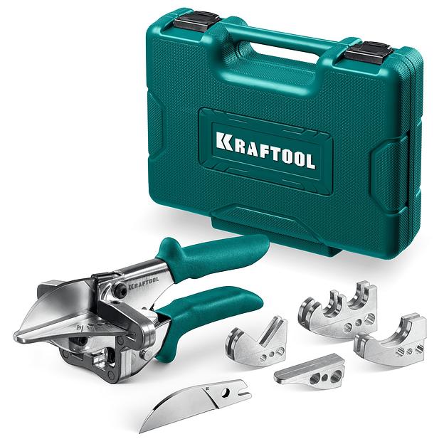 KRAFTOOL MC-12, для различных профилей из пластика и резины, с набором сменных губок, угловые ножницы (23372-12) фото 1