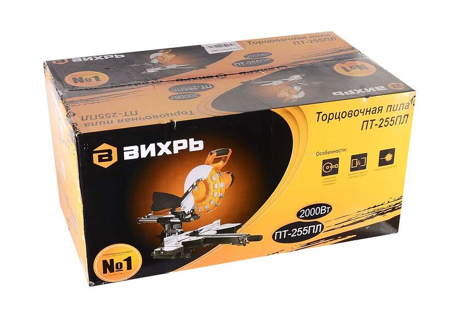 Торцовочная пила Вихрь ПТ-210ПЛ 1700Вт 5000об/мин d=210мм фото 2