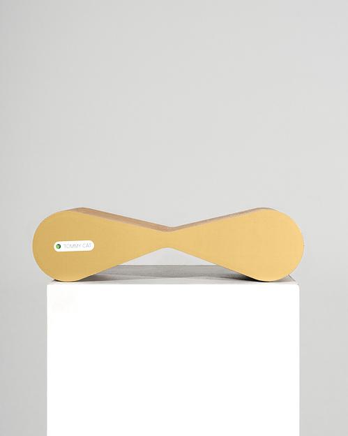 Когтеточка из картона Стик, Желтый, опт фото 2