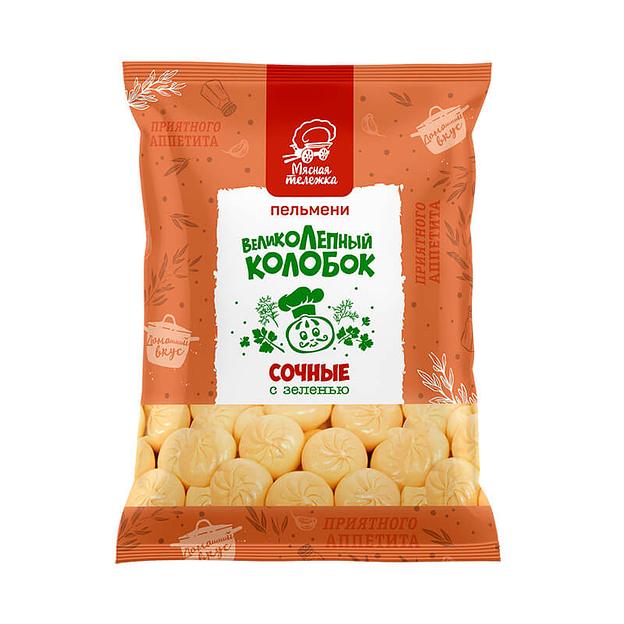 Пельмени Великолепный колобок «Сочные с зеленью» 0,8 кг ОПТ фото 1