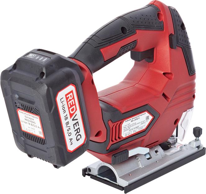 Лобзик RedVerg RD-JS18/U +2пил. 3000ходов/мин от аккумулятора фото 6
