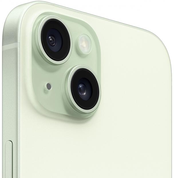 Смартфон Apple A3090 iPhone 15 128Gb салатовый моноблок 3G 4G 1Sim 6.1" iOS 17 802.11 a/b/g/n/ac/ax NFC GPS фото 3