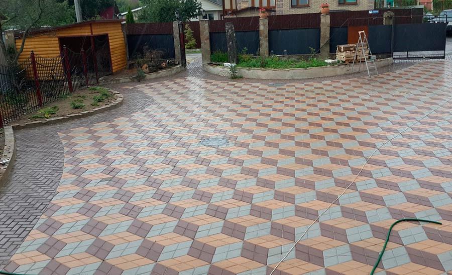 Брусчатка ромб 1К.6 обычная ОПТ фото 2