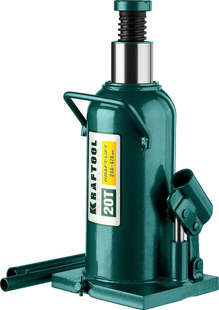 KRAFTOOL KRAFT-LIFT, 20 т, 244 - 478 мм, бутылочный гидравлический домкрат (43462-20) фото 1