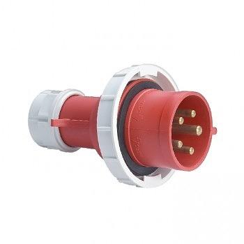 EKF ps-0252-32-380 Вилка переносная 0252 3P+PE+N 32А 380В IP67 EKF PROxima фото 1