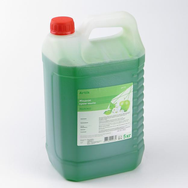 Жидкое крем-мыло "М-070" 5кг яблоко фото 3