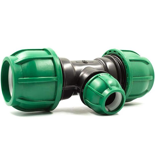 Тройник 50х40х50 переходной компрессионный фото 1