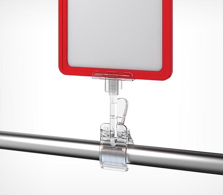 Универсальный держатель пластиковой рамки CLAMP-T фото 1