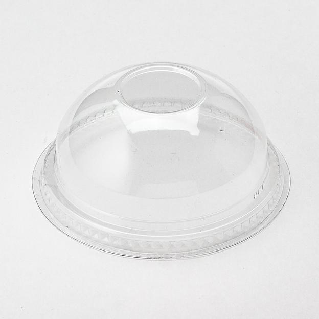 Крышка купольная "Pulsar" прозрачная d78мм без отверстия - 50 шт фото 1