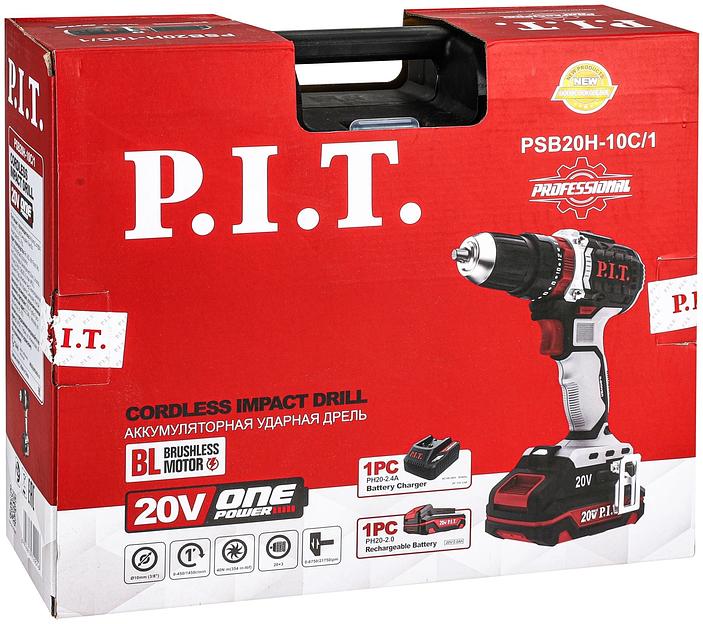 Дрель ударная P.I.T. PSB20H-10C/1 X-DRIVER патрон:быстрозажимной реверс (PSB20H-10C/1) фото 6