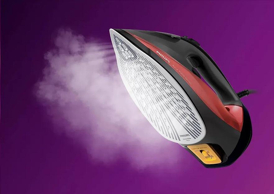 Утюг Philips DST7022/40 2800Вт черный/красный фото 2