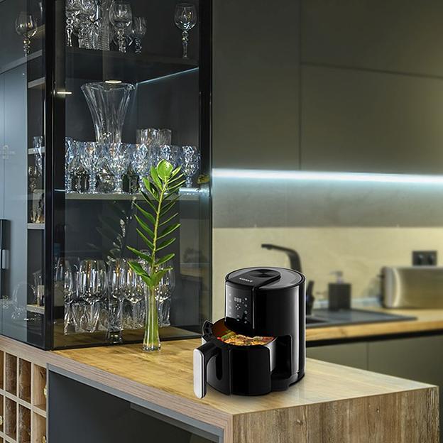 Аэрогриль Kitfort КТ-2225 1000Вт черный фото 2