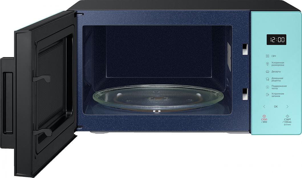 Микроволновая Печь Samsung MS23T5018AN/BW 23л. 800Вт нежная мята фото 4