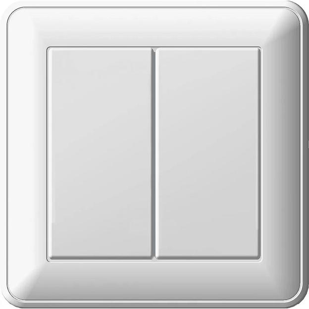 Systeme electric VS510-252-18 W59 2-клавишный ВЫКЛЮЧАТЕЛЬ, 10АХ, в сборе, БЕЛЫЙ фото 1