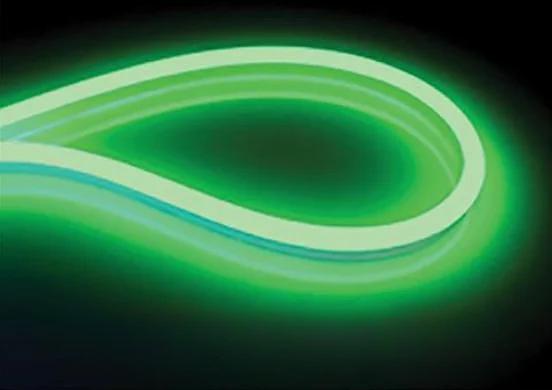 Неоновая лента розовая 6х12, 12V ОПТ фото 4