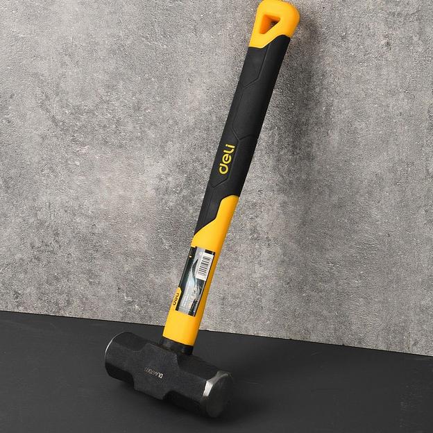 Ударно-рычажный инструмент Deli Кувалда Deli DL447003 1,36кг, рукоятка из высокопрочного стекловолокна фото 6