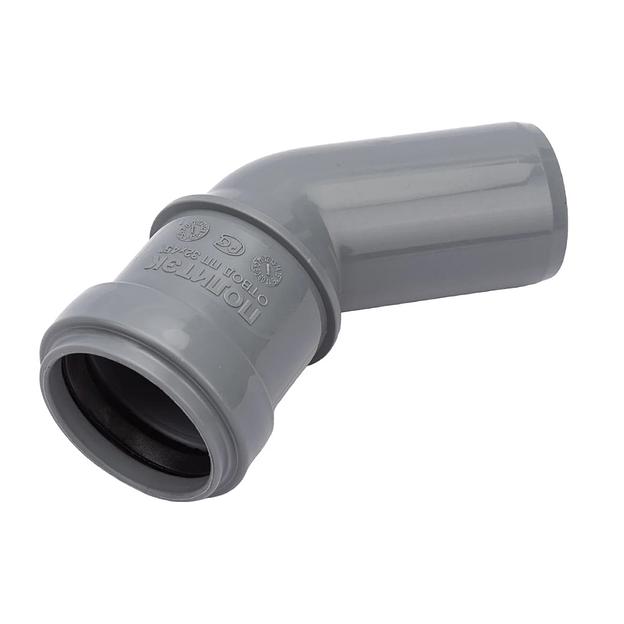 Отвод канализационный 45 град. 32 фото 1