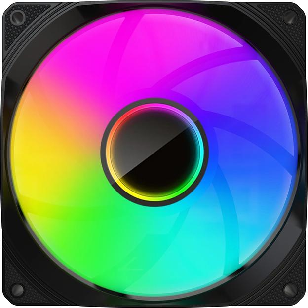Вентилятор для корпуса Bloody BD-CF120ARGB1 ARGB 120х120x25 черный 4-pin 26дБ (BD-CF120ARGB1-BK) Ret фото 1