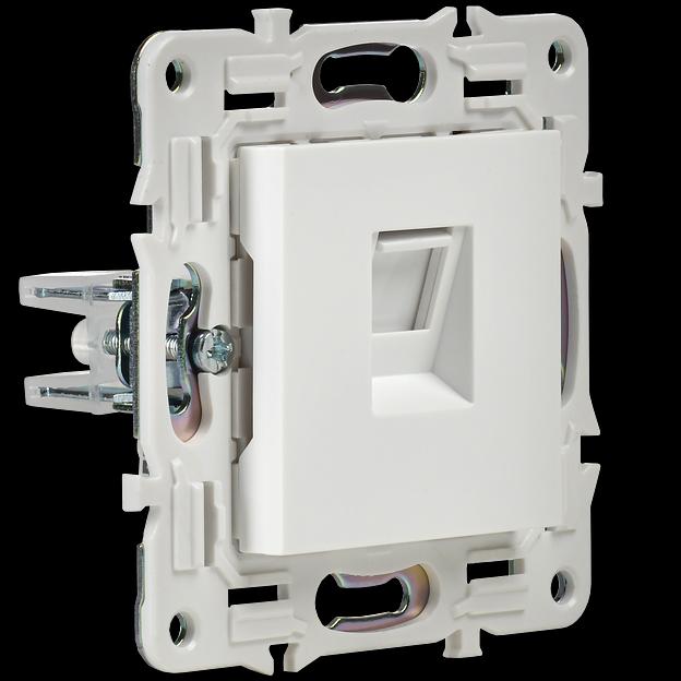 SKANDY Розетка компьютерная RJ45 кат.5E SK-K01W арктический белый IEK фото 3