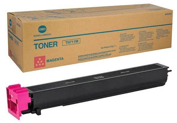 Тонер Konica-Minolta bizhub C654/754/Pro C754 красный TN-711M A3VU350 фото 1