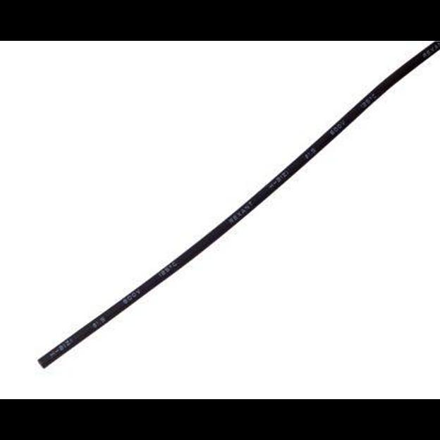 Трубка термоусадочная 1.0/0.5 1м черн. Rexant 20-1006 фото 1