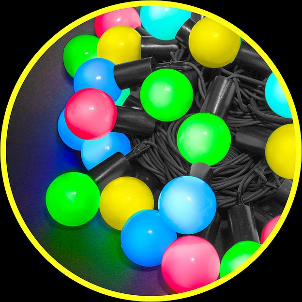 Гирлянда новогодняя светодиодная NGF-B02-70RGB-10-8m-230-BL-IP44 Navigator Group 21279 фото 1