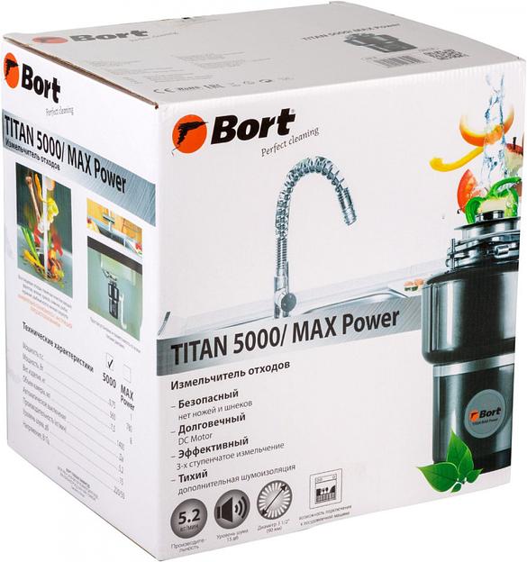 Измельчитель Bort Titan 5000 560Вт черный фото 9