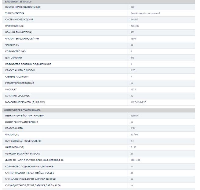 Дизельный генератор 550 кВт контейнерного типа TTD 690TS CG ОПТ фото 7