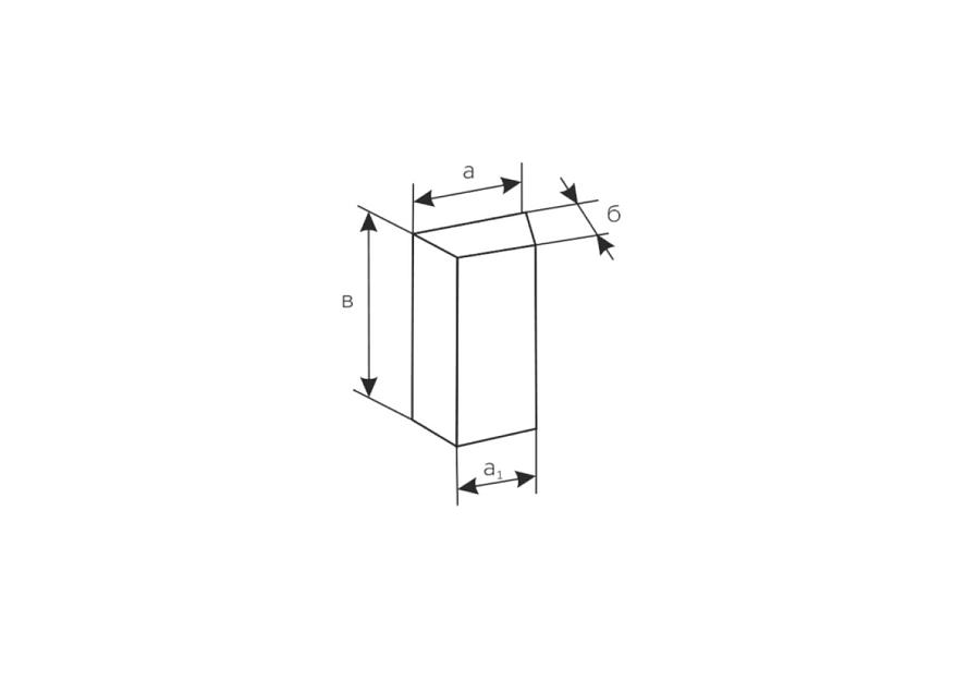 Клин ребровый ШВГ-30/ШВГ-33/ШВГ-35 № 1, 2 опт фото 1