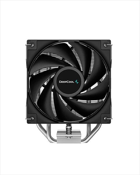 Кулер для процессора DEEPCOOL AG400 LGA1700/1200/115X/AM5/AM4 (18шт/кор, TDP 220W, PWM, Fan 120mm, 4 тепл. Трубки, черный) RET (AG400) фото 2