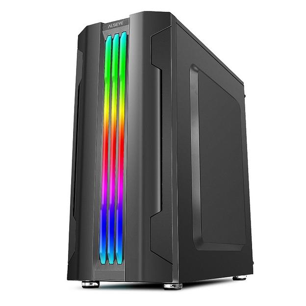 Корпус ALSEYE Auro 3.0-B Mini-ITX/Micro ATX/ATX, USB2.0*2+HD Audio+USB3.0*1, "H.D.D.(3.5")*2pcs+S.S.D(2.5")*2pcs, 354*185*413mm" фото 3