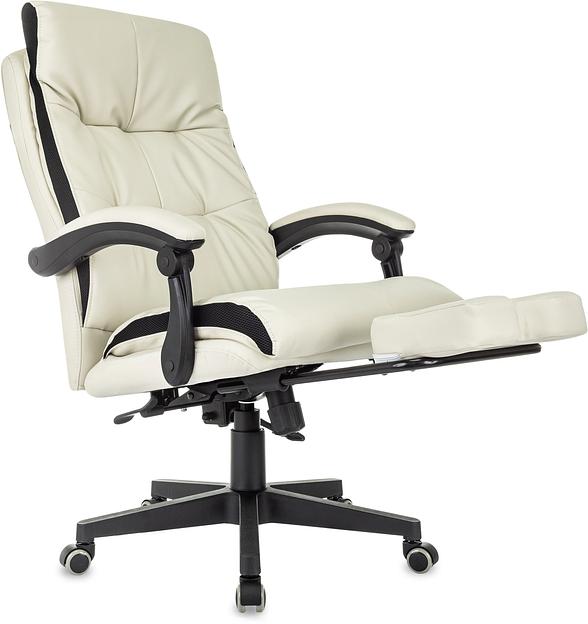 Кресло руководителя Бюрократ CH-824MSG-BF слоновая кость эко.кожа/ткань пластик фото 7