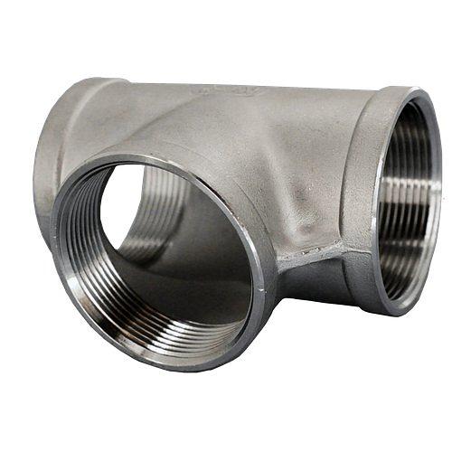 Тройник ВР нержавеющий AISI304, DN50 фото 2