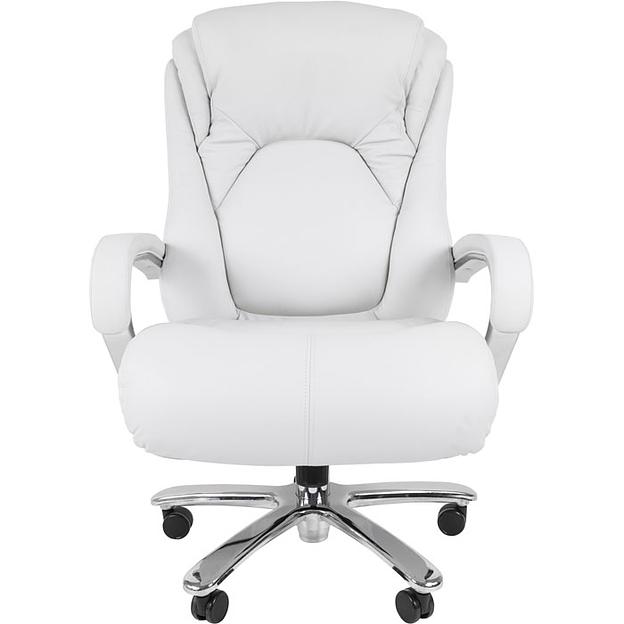 Офисное кресло Chairman 402 Россия кожа белая (7015967) фото 2
