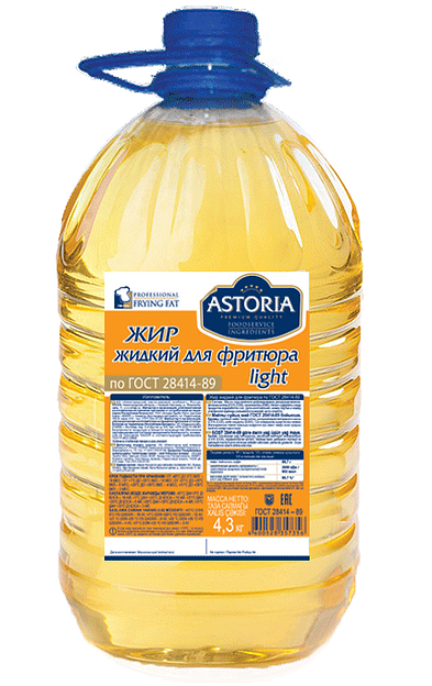 Жир жидкий для фритюра Light Pro бут 5 л TM «Астория» ОПТ фото 1