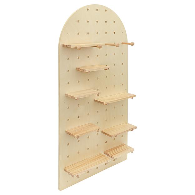 Пегборд Shely, 60х120 см, светлое дерево фото 3