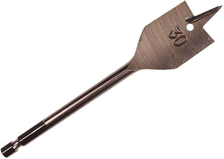 Сверло по дереву перовое Toolberg шестигранный хвостовик 30х152мм фото 1