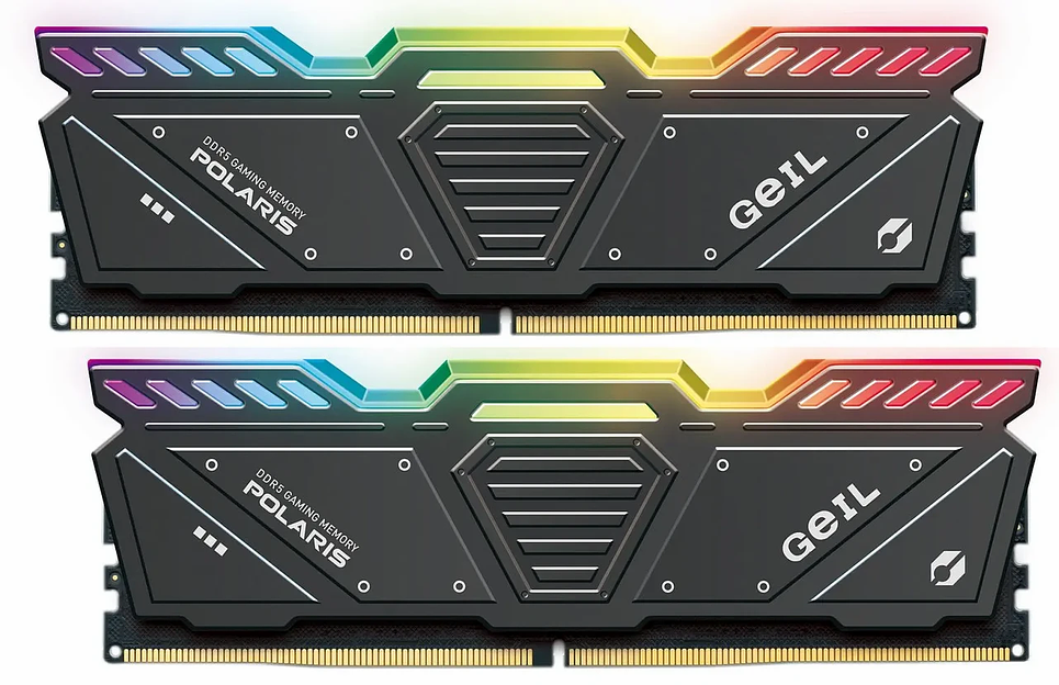 Оперативная память 32GB Kit (2x16GB) GEIL 4800Mhz DDR5 Titanium Gray GOSG532GB4800C40DC фото 1
