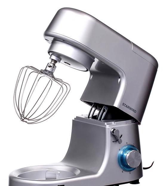Миксер планетарный Starwind SPM8183 1900Вт серебристый фото 4