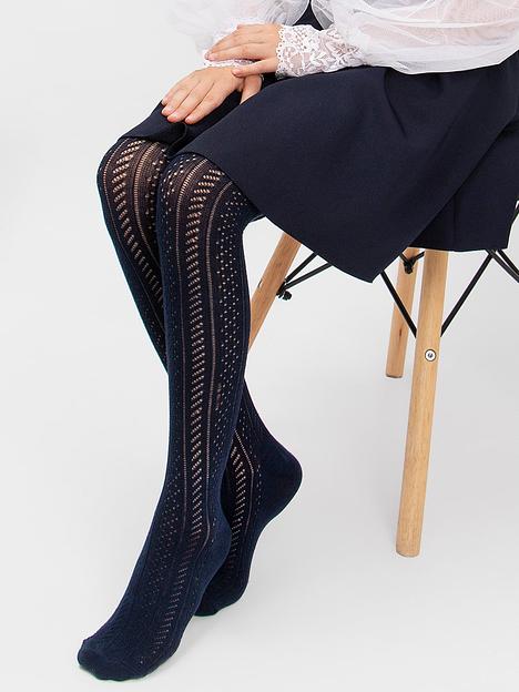 Колготки для девочки Соль&Перец тёмно-синий, арт.SP127 ОПТ фото 1