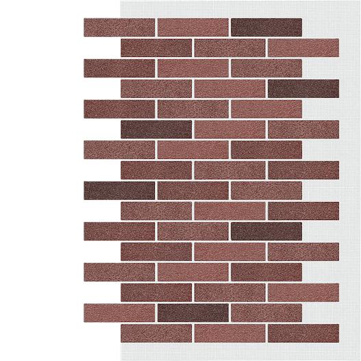 Декоративное покрытие АМК кирпич №410 микс красный ОПТ фото 1