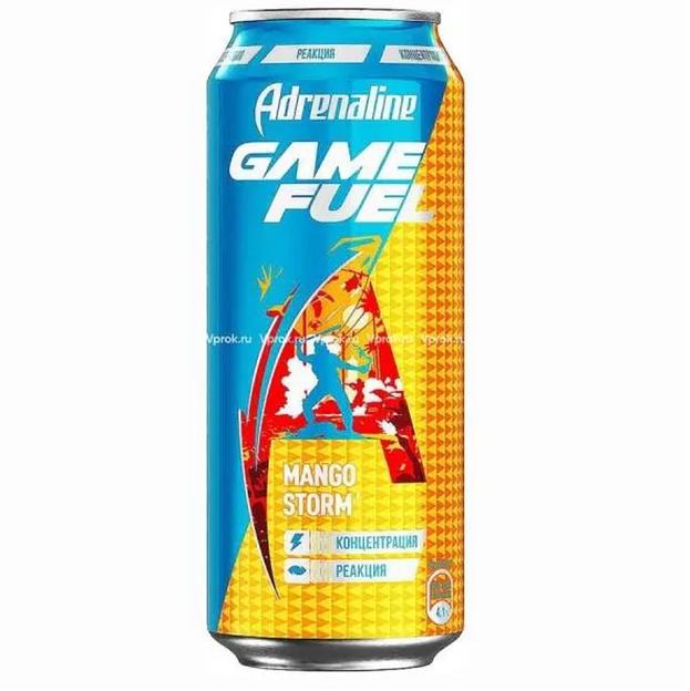Энергетик «Адреналин раш манго» 0,45 л ОПТ фото 1
