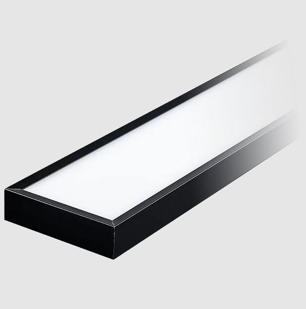 Светильник светодиодный led потолочный FAN 1200 мм черный ОПТ фото 1