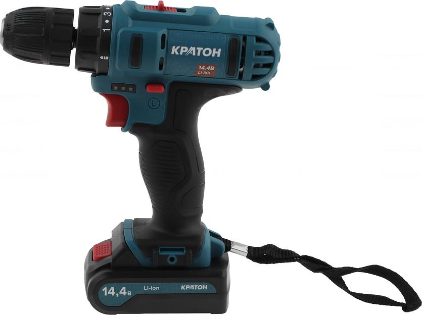 Дрель-шуруповерт Кратон CD-14,4-Li-1,5 аккум. патрон:быстрозажимной (3 11 01 055) фото 2