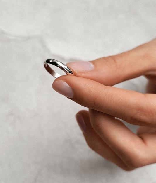 Ювелирное серебряное обручальное кольцо 925 фото 5